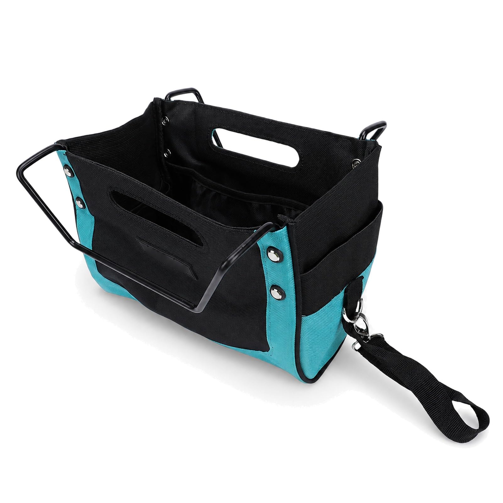 Bolsa Plegable para Bandeja de Herramientas de Escalera, Bolsa Colgante Portátil para Herramientas de Escalera, sin Necesidad de Subidas Repetidas hacia Arriba y hacia Abajo