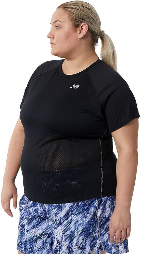 New Balance Women's Impact Run Short Sleeve 22 : Clothing, Shoes & Jewelry