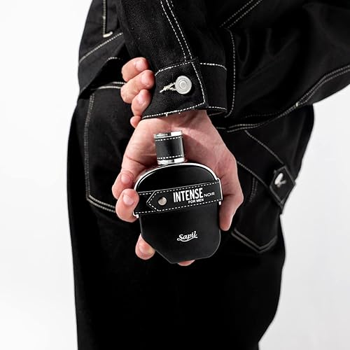 Miniatura 5 de Sapil Perfumes "Intense Noir" para hombres  Larga duración, aroma atractivo para todos los días desde Dubai  Aromatic Ambery  Fragancia en aerosol