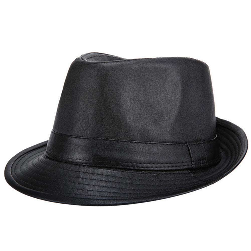 Fedoras Trilby Hats Unisex Classic Bowler Caps Gangster Panama Hat Vintage Style Short Brim Jazz Hat for Men Women