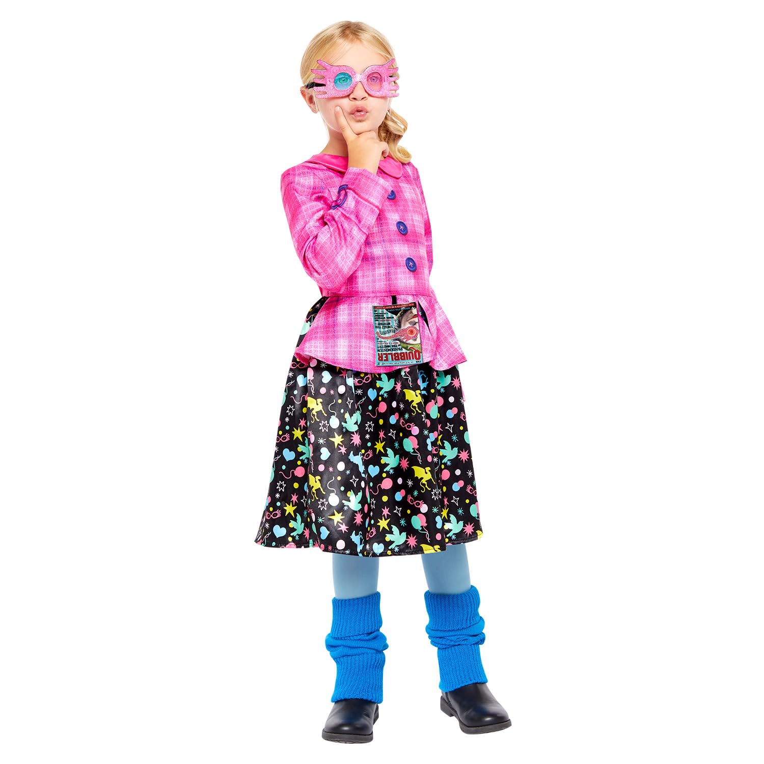 amscan - Girls Officially Licensed Harry Potter Luna Lovegood Kids Fancy Dress Costume