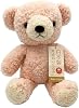 Doshin Teddy Bear Plush, Soft Bear Toy, M, 11.4 inches 29 cm, Rose Color, Petite Store