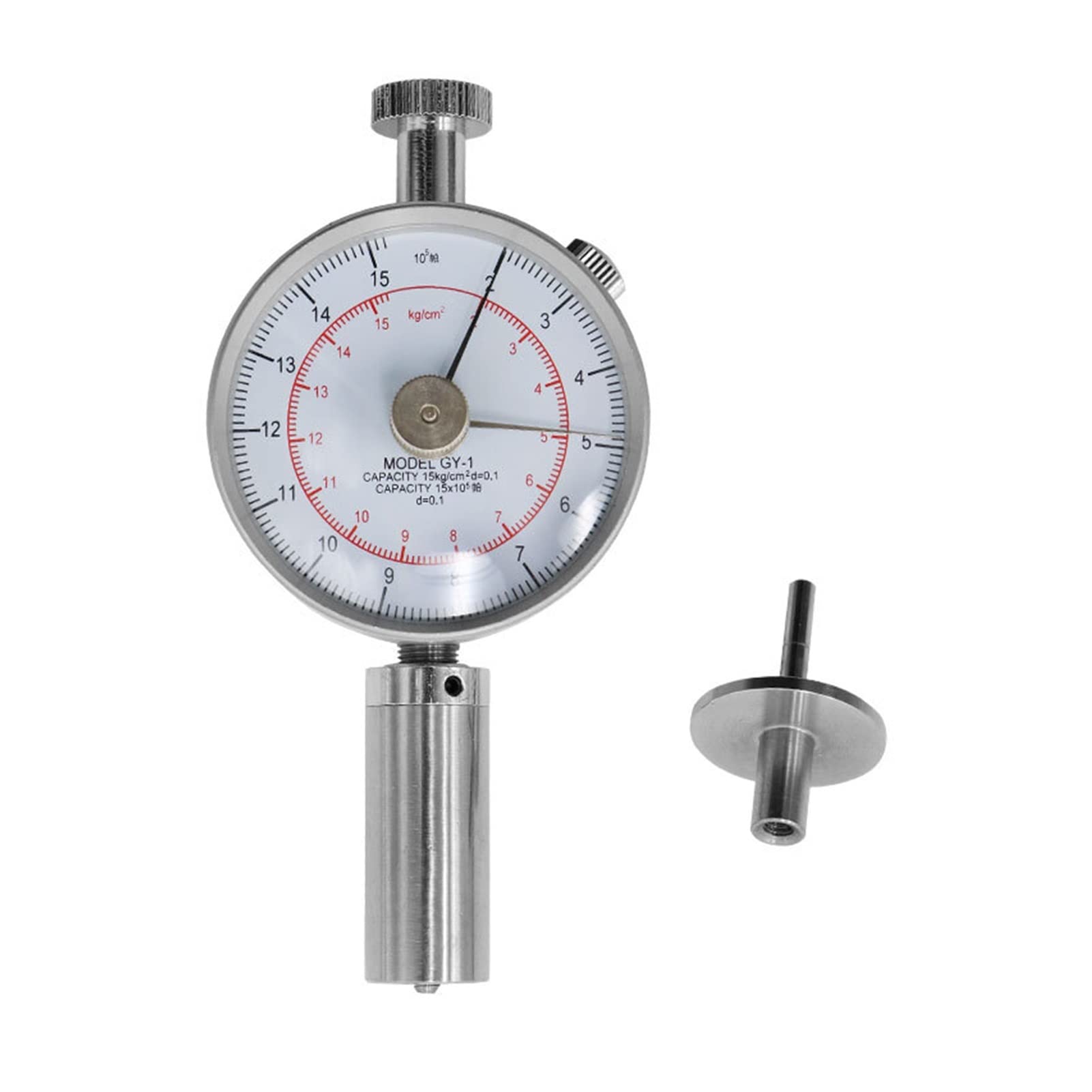 Mthckxjbsuz Gy-3 Hardness Tester, Gy-1 /Gy-2/ Pointer Fruit Hardness Tester Sclerometer Penetrometer Durometer For Apples Pears Grapes Oranges(Gy-3)