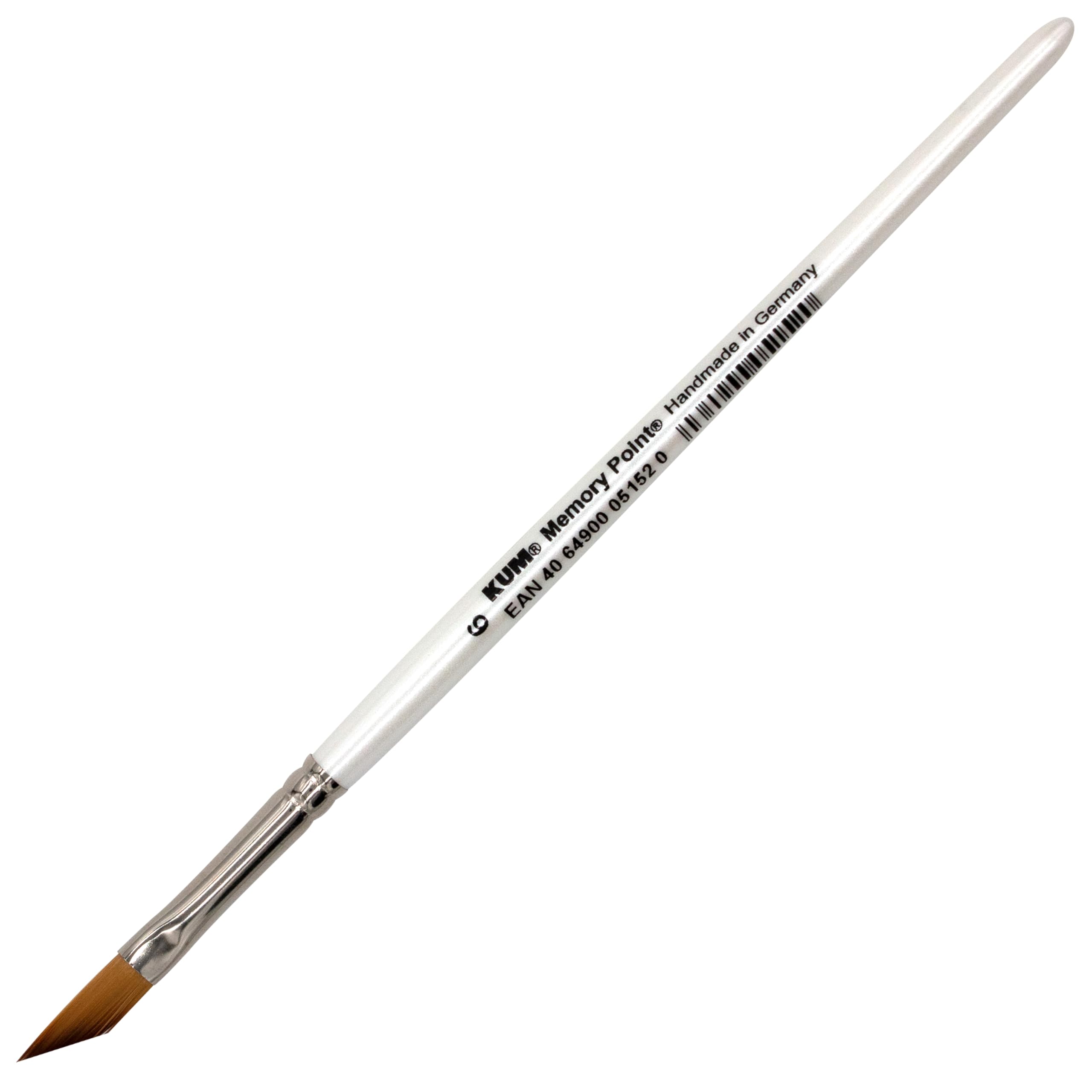 KUM - Pinceau aquarelle Memory Point biseauté, taille 6