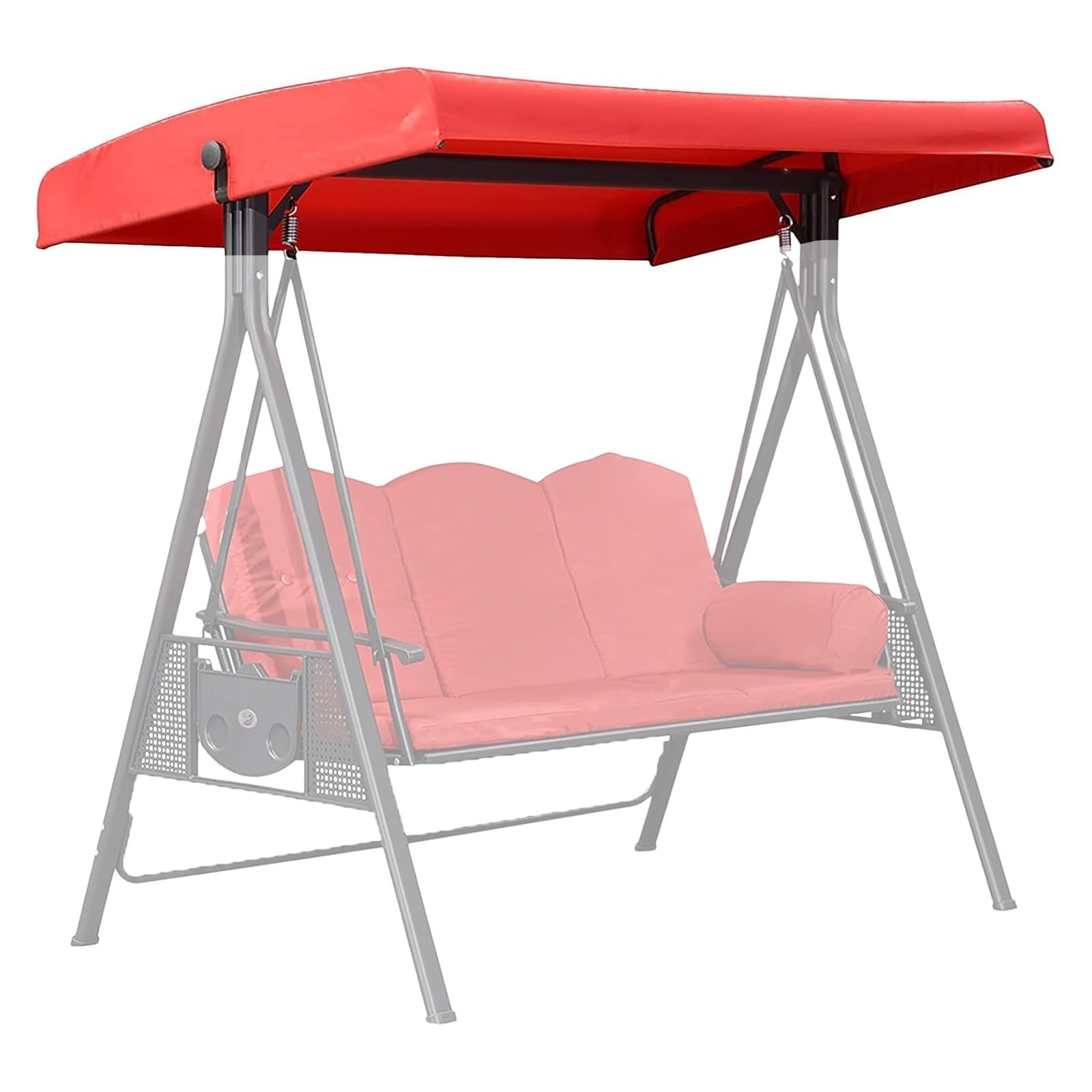 Toldo de columpio de 3 plazas para solucionar el desgaste del techo exterior del jardín