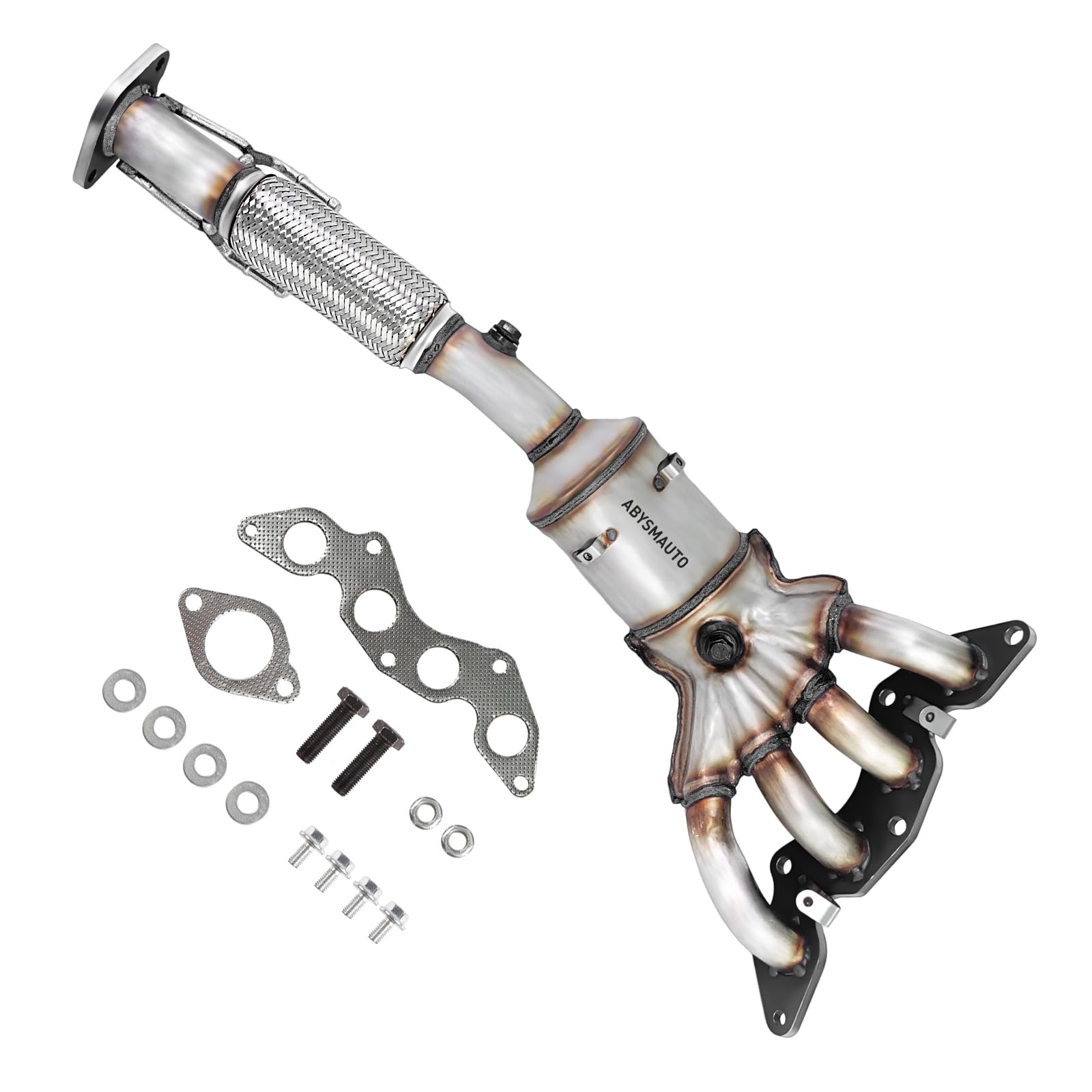 ABYSMAUTO Catalytic Converter Compatible with Ford Focus 2012 2013 2014 2015 2016 2017 2018 2.0L Catalytic Convertor Direct-fit Euro VI 16577 (EPA Compliant)