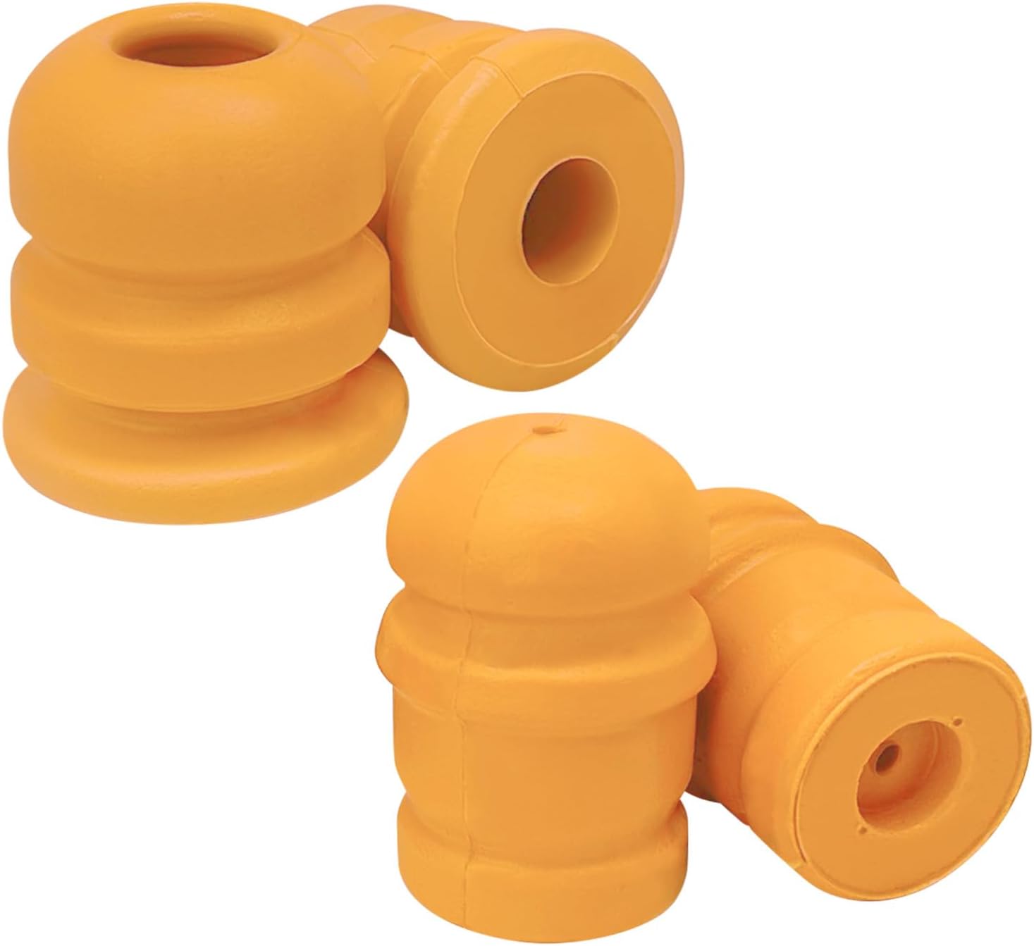 2 Pair Front and Rear Bump Stops compatible with Wrangler JK 2007-2018 Replace 52060423AB 52060428AB Upper Suspension Jounce Control Arm Bumpers