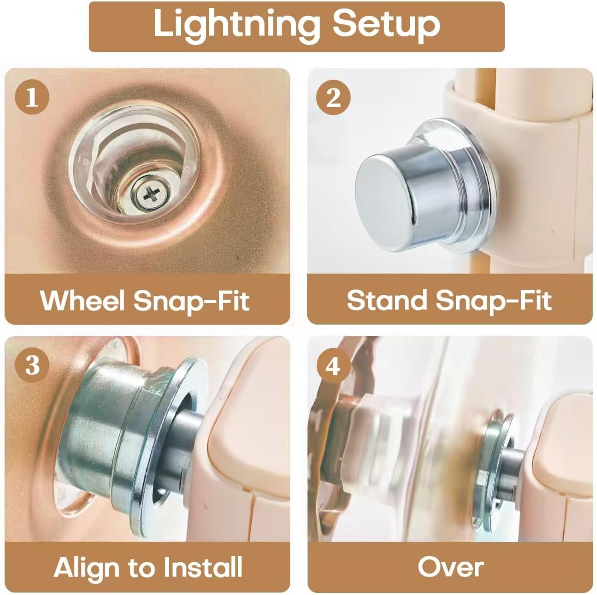 Super Silent Hamster Wheel 12 Inch, Magnetic Large Rat Wheel for Chinchilla, Gerbil, Guinea Pig, Cat, Mouse, Sugar Glider and Dwarf, Syrian Hamster Accessories (Wood Brown)