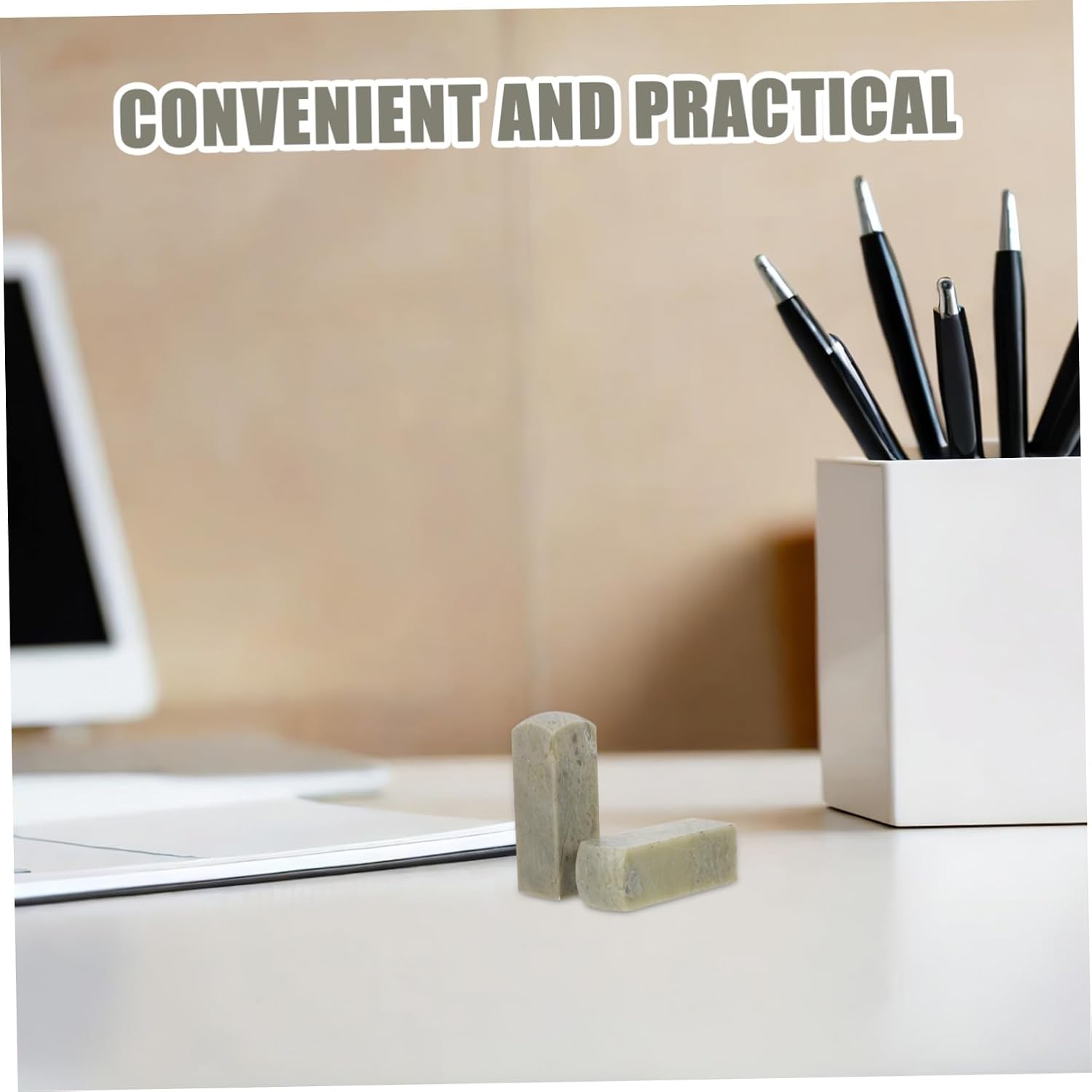 2pcs Blank Qingtian Stone Stamp Seal for DIY Engraving Projects