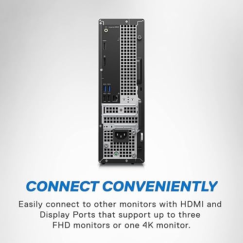 Miniatura 5 de DELL Nuevo Inspiron 3020 i5 de escritorio, Intel i5 13400 (Beats Intel i7 12700), 16 GB de RAM, 1 TB PCIe SSD, HDMI, DisplayPort, RJ45, KB y mouse