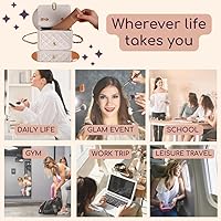 Vista 5 de Soporte para brochas de maquillaje de silicona, organizador de brochas de maquillaje, bolsa de brochas de maquillaje de viaje, estuche para brochas