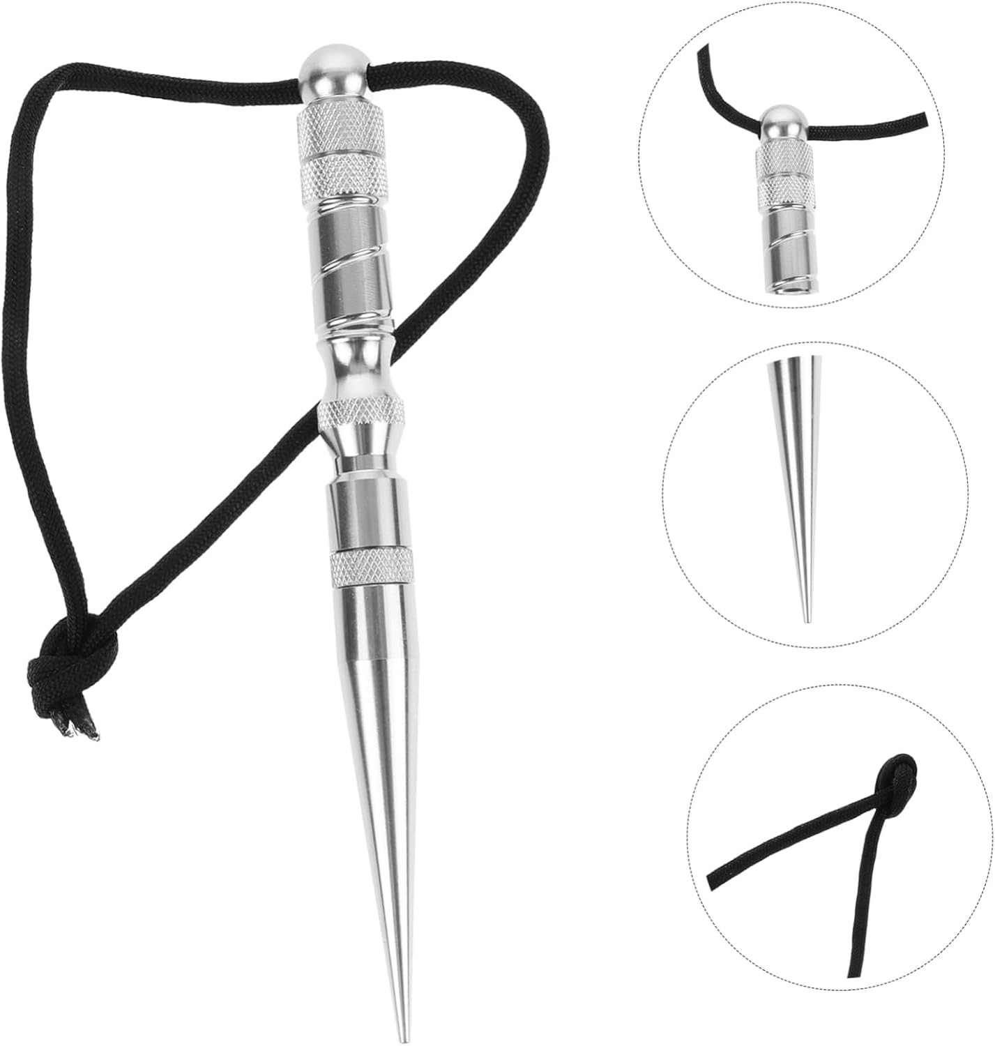 3pcs DIY Knitting Needles Accessories Outdoor Weaving Needle Knotters Weave Tool Stitching Ar Lace Stitching Needle Multifunction Steel Work with a Needle/4423