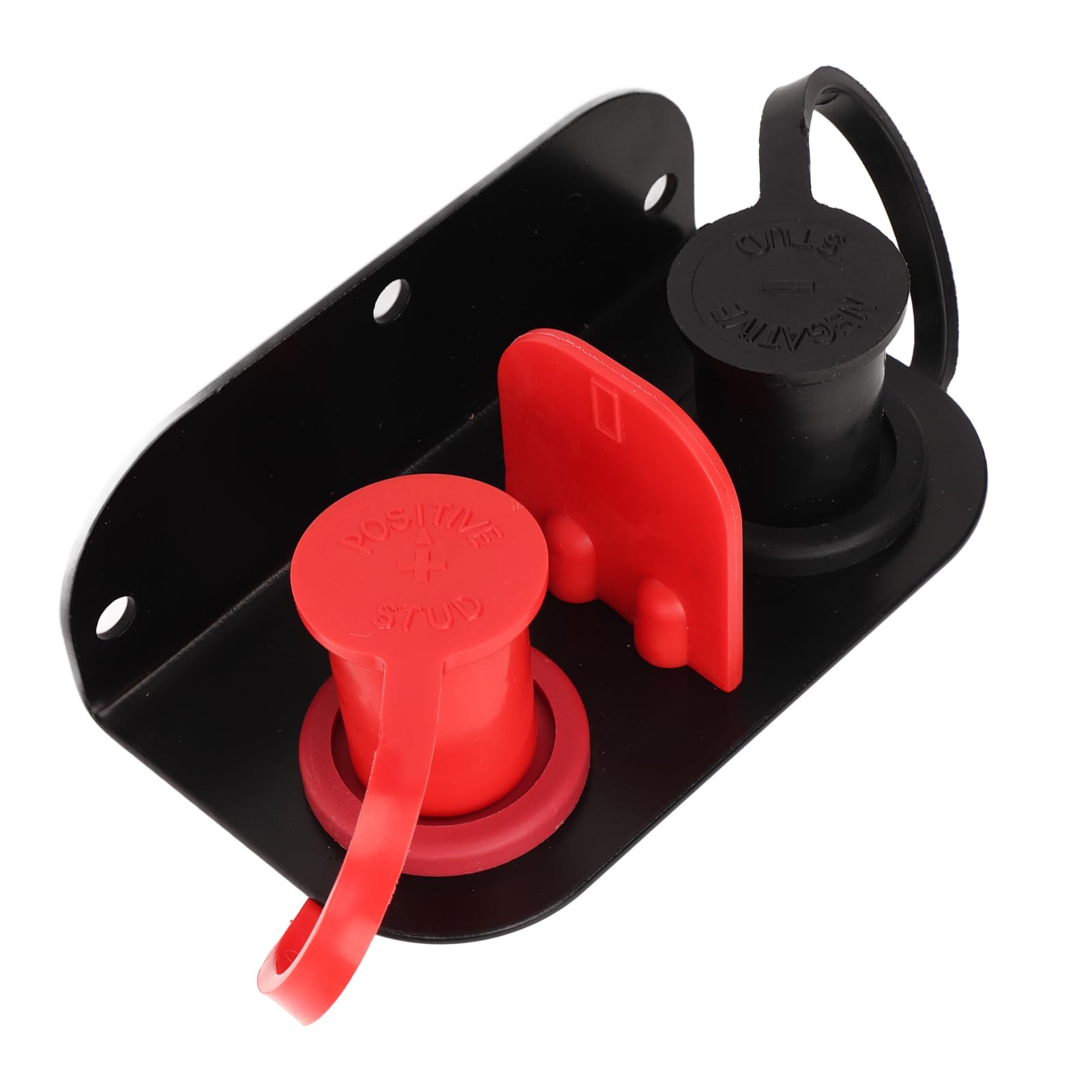Terminali della Batteria Remoti, Ampia Applicazione Kit di Riposizionamento del Terminale della Batteria con Linguetta di Sicurezza a 2 Tappi per Auto UTV ATV per Falciat