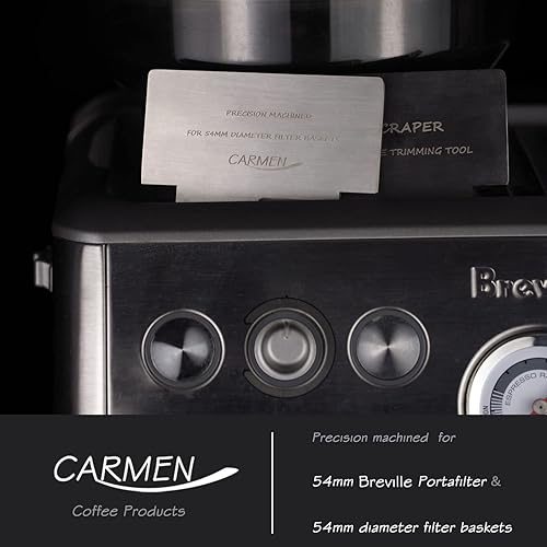 Miniatura 6 de Distribuidor de café de 2.087 in, nivelador y herramienta de distribución de café expreso, se adapta a portafiltros Breville de 2.126 in y cestas de