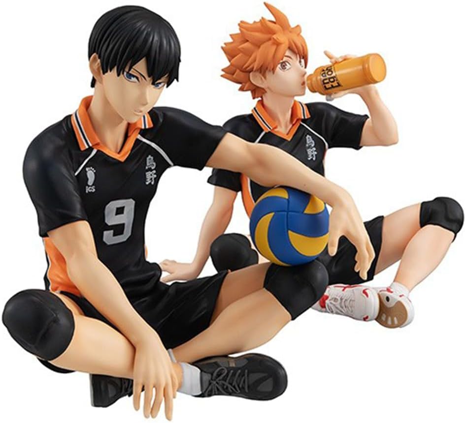 Zhongkaihua Haikyuu Hinata Shoyo Tobio Kageyama Figure 10CM Figurine Anime PVC Model Statue Home Christmas Decoration Birthday Gift