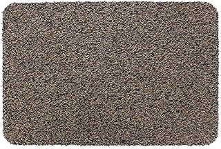 JVL Tanami Machine Washable Barrier Door Mat, Charcoal, 50 x 75 cm