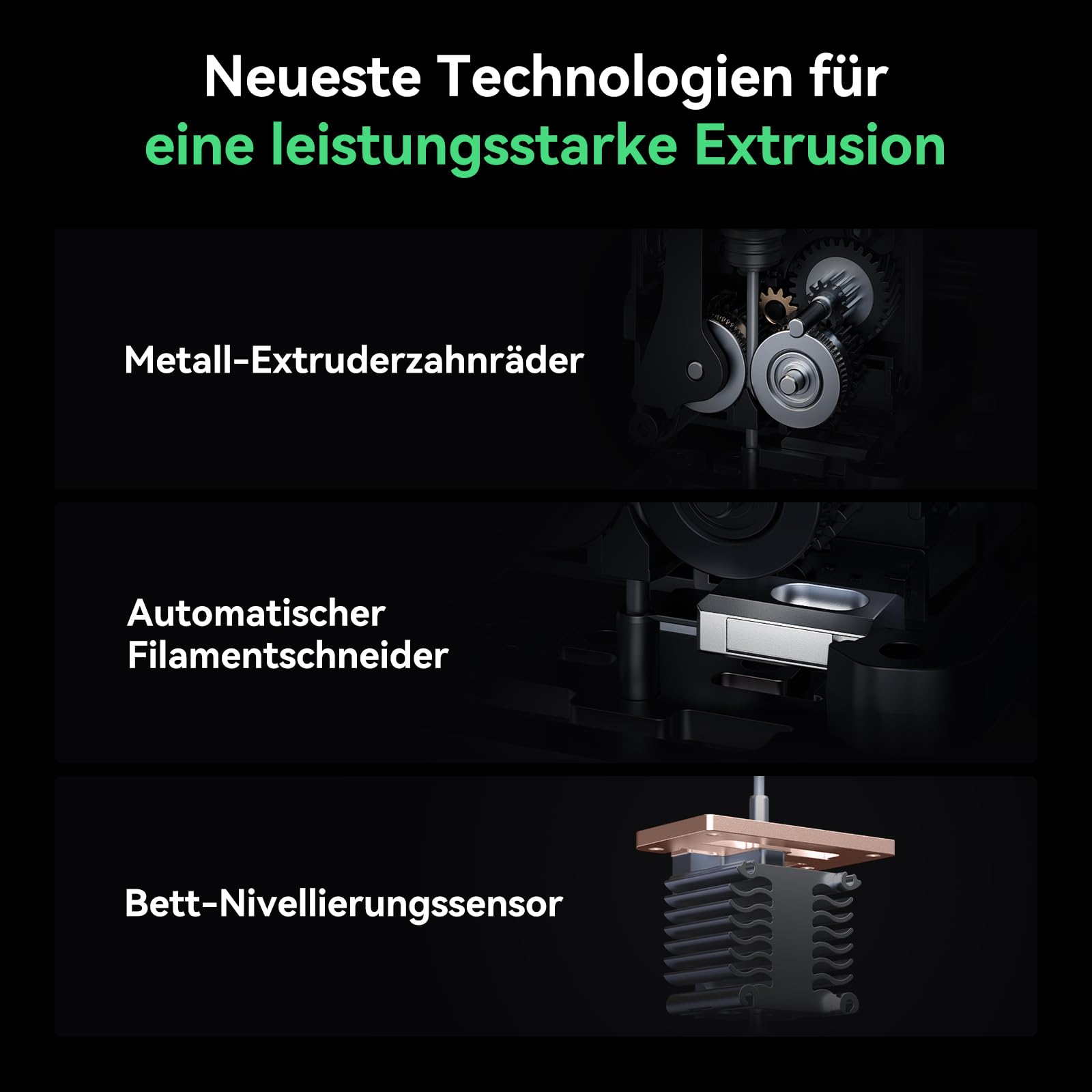 Creality Hi Combo (A) Impresora 3D, impresión Multicolor CFS, nivelación automática, Alta Velocidad de 500 mm/s, Lectura automática de filamento, preensamblado al 95%, 260 x 260 x 300 mm