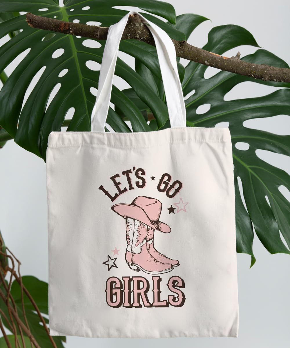 Pink Girl Canvas Tote Bag for Women Teen Girls Gifts Cute Small Travel Work Tote Bags Reusable Grocery Shoulder Bags - Image 7