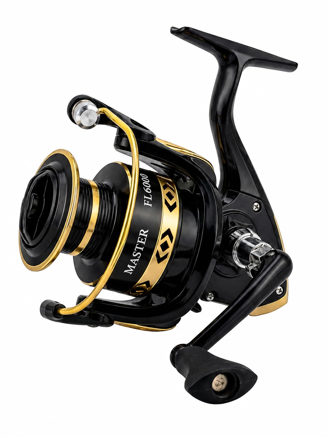 Master FL 6000 Spinning Fishing Reel for Sea and Freshwater Fishing | Metal Spool | Smooth Drag System | High Strength Graphite Body | Right/Left Hand Convertible (6000)-image-37