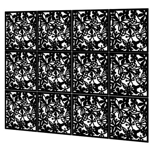 MYEUSSN 12pcs DIY Raumteiler Bildschirm Kunststoff Hängeleinwand Wandaufkleber Studieren Sitzecke Raumteiler Trennwand… – Bild 3