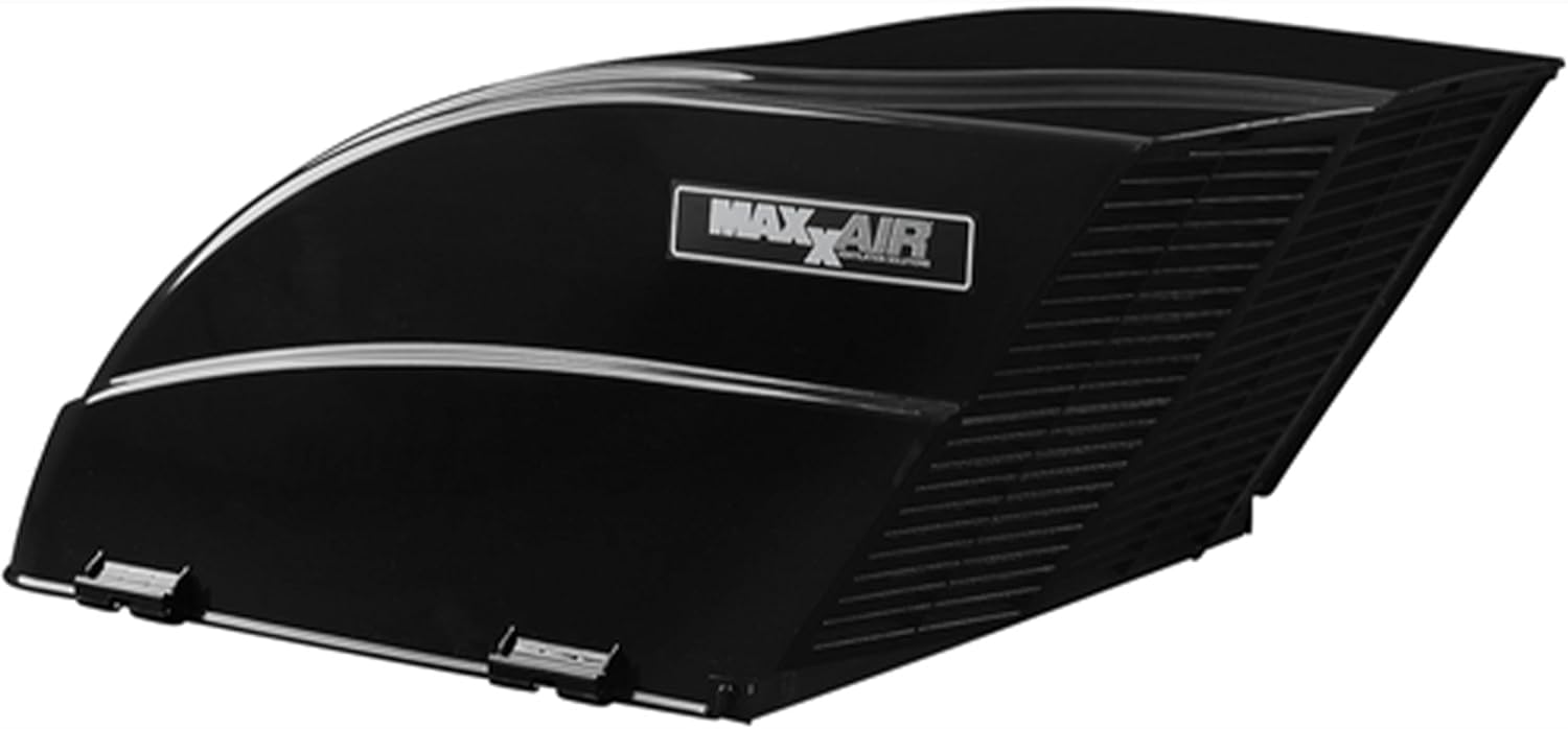 MAXXAIR FANMATE 00-955002 Fan/Vent Cover with EZ Clip Hardware, Constant Airflow, Super Tough, Black