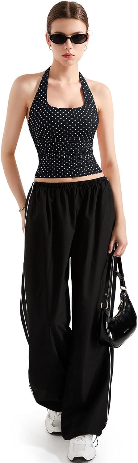 SUUKSESS Women Halter Tank Tops Double Lined Backless Y2K Trendy Going Out Tops - Image 6