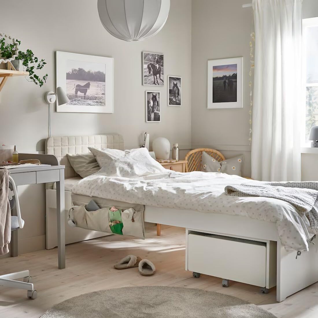 Amazon.co.jp: IKEA イケア ベッドポケット ベージュ 75x27cm