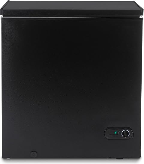 Muhub 440014110 7 cu ft Chest Freezer Black