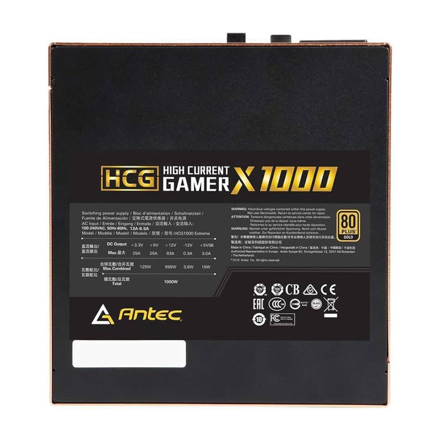 Antec HCG1000 EXTREME Cybeneticsプラチナ認証 Amazon.com: Antec HCG1000 Extreme Power Supply 1000 Watts 80