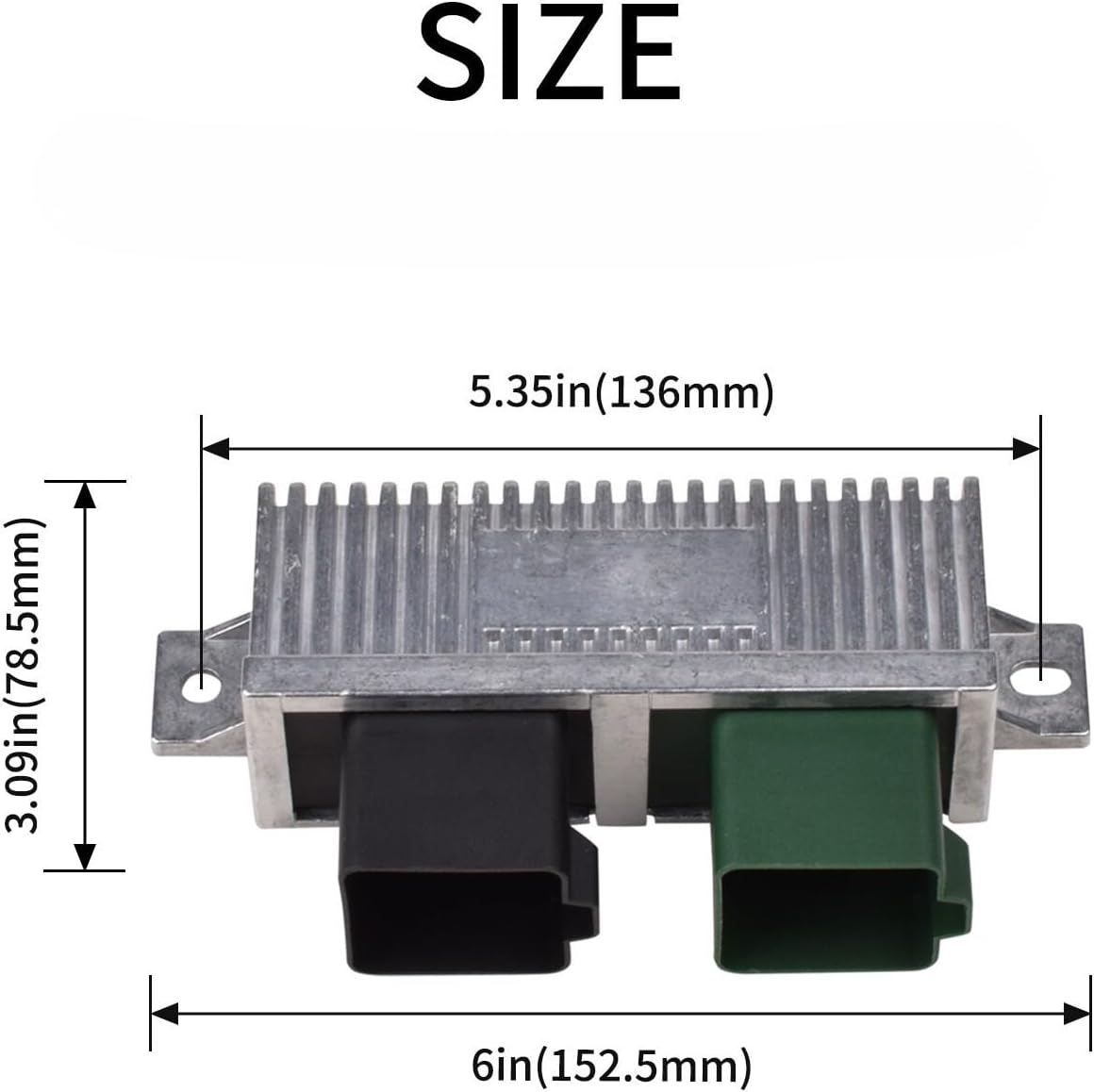 DY-876 YC3Z-12B533-AA 904-282 Diesel Glow Plug Control Module Fits for Ford F-250 F-350 F-450 F-550 Super Duty 1999-2010 7.3L 6.0L 6.4L for Ford E-350 E-450 E-550 2000-2010