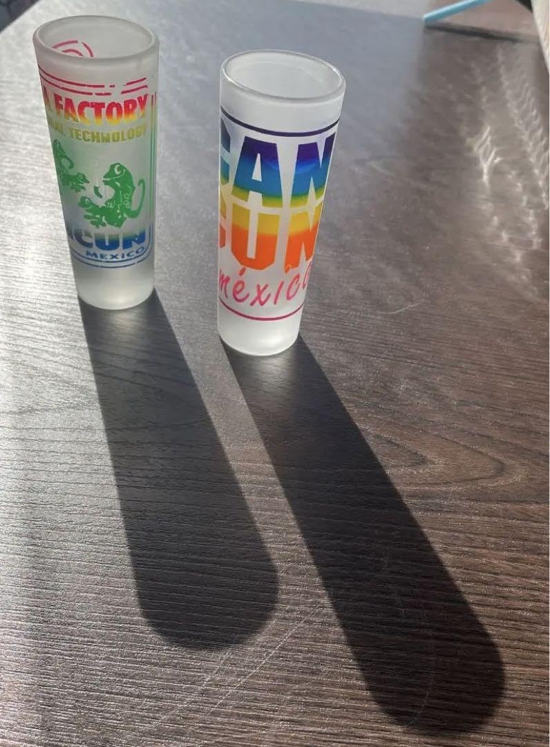 Amazon | メキシコ カンクンCAN CUN テキーラショットグラス 2個 