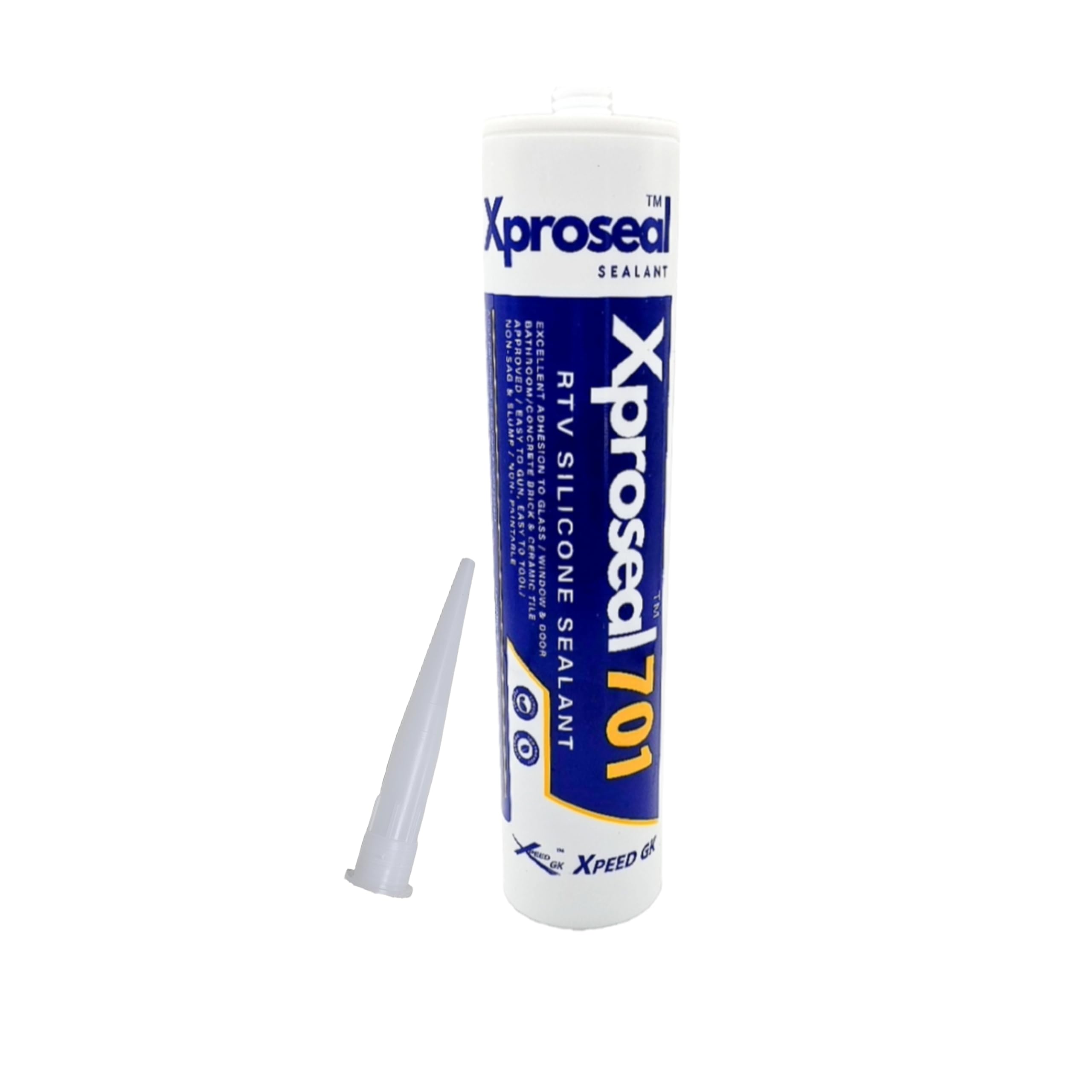 Xproseal 701 RTV Silicone sealant 10.1oz, Translucent 10 Pack
