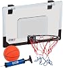 GSE Games & Sports Expert Over-The-Door Basketball Hoop with Basketball & Pump, Wall-Mounted Basketball Hoop Set with Complete Accessories for Home & Office (Several Style Choice)