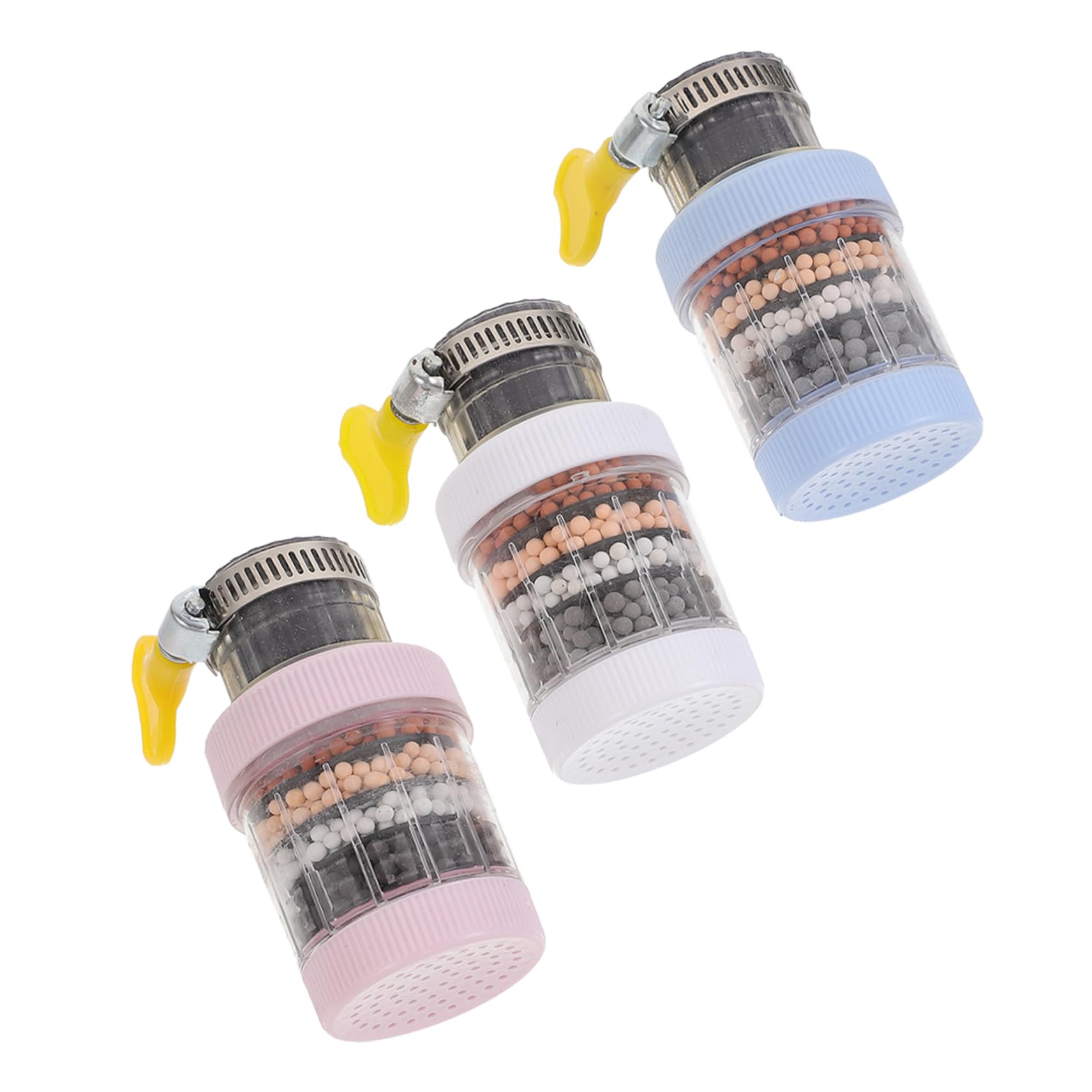 SHINEOFI 4 Set Filtri Acqua Per Lavello Rubinetto Dell'acqua Del Filtro Del Lavello Filtro Dell'acqua Filtro Rubinetto Cucina Filtro Lavello Cucina Depuratore Del Rubinetto Plastica
