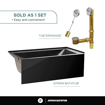 匿名配送　COREFIT Bath Combo Fine Fixtures Acrylic, Fiberglass Alcove Soaking Bathtub