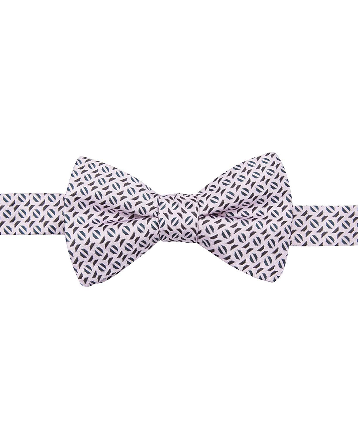 Ryan Seacrest Distinction Mens Euclid Neat Pre-Tied Bow Tie, Pink