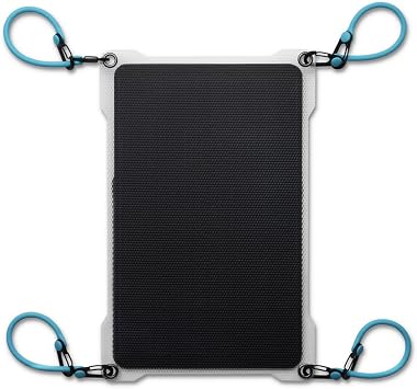 Paleblue Approach 1 Portable Solar Panel Charger 7W Single Panel Foldable Solar Phone Charger with Dual USB Ports, Grip Cords & Stash Sleeve for Hiking, Camping, Backpacking & Off-Grid Power
