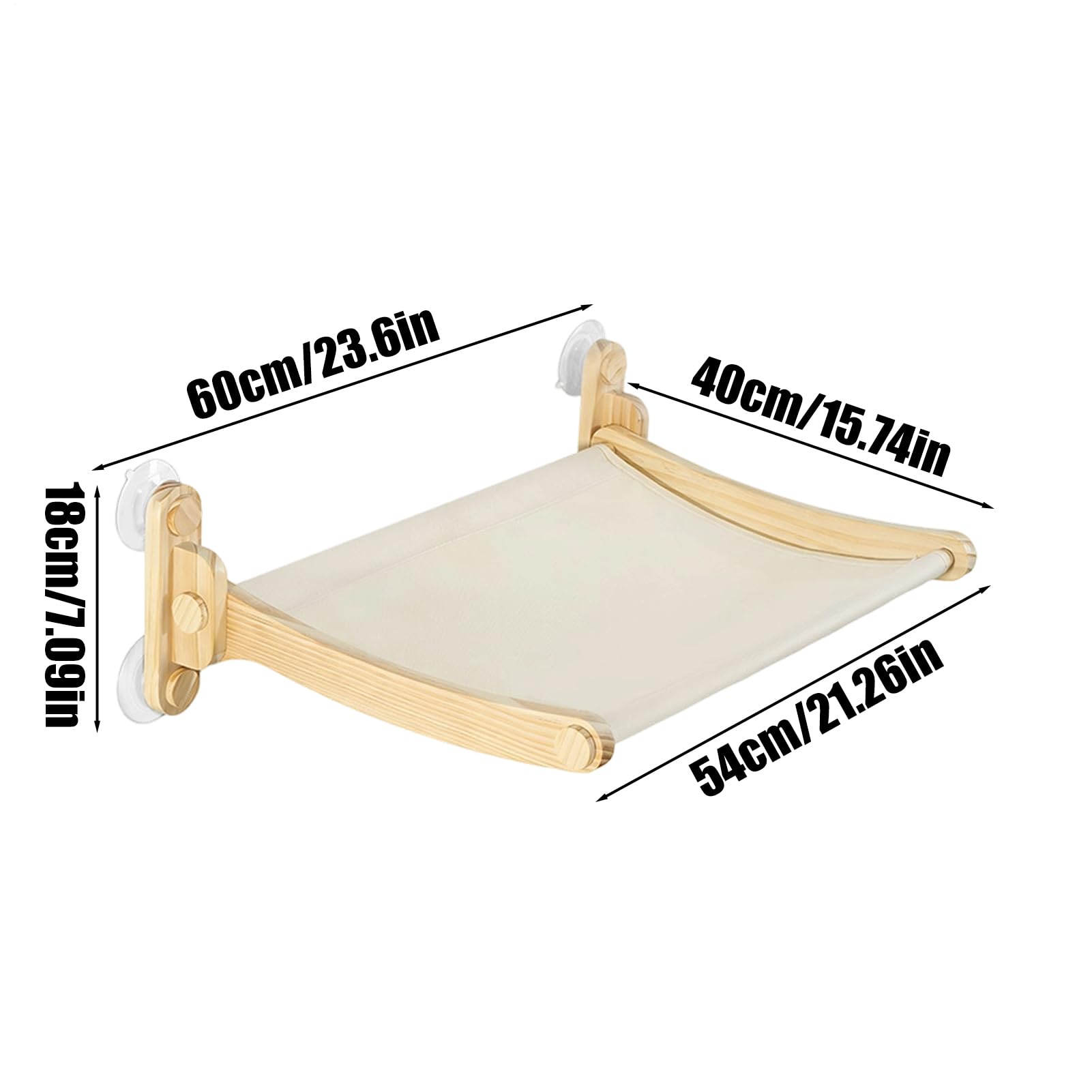 Hamaca De Ventana Para Gatos Hamaca Con Ventosas Para Asiento | Percha Para Gatitos De Fácil Montaje Para Gatitos Interior Casa Apartamento Sala de Estar Dormitorio Rincón de la Pared