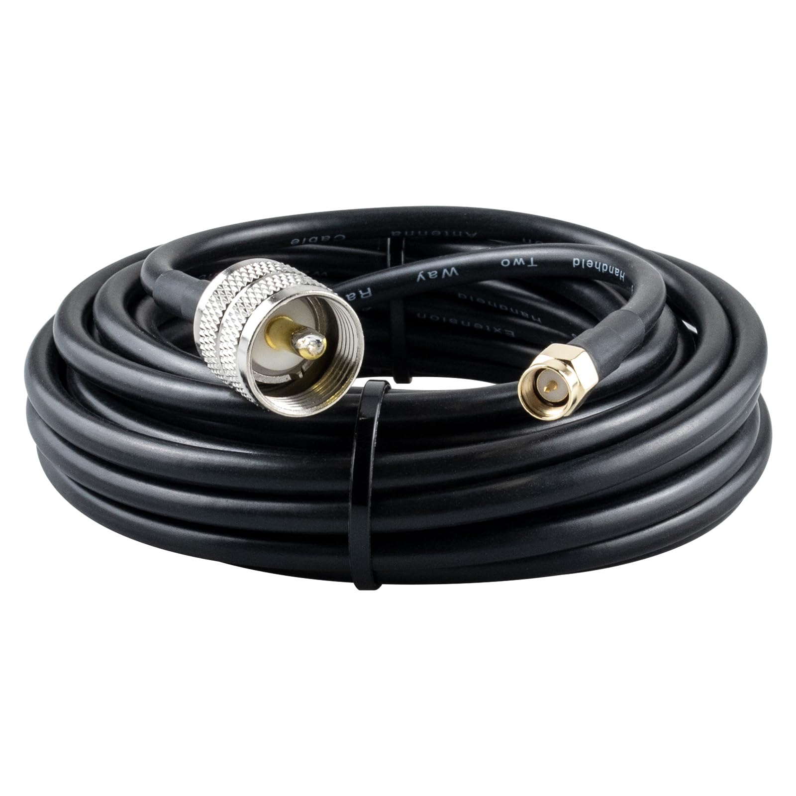 YILIANDUO CB Radio Antenna Cable SMA Male to UHF Male WiFi Antenna Cable UHF SO239 PL259 Cable RG58 5M/16.4ft for Handheld Ham & CB Radio Antennas Wi-Fi Radios SWR Meter