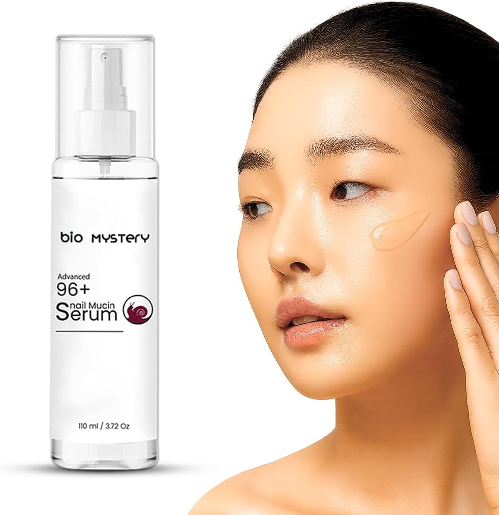 Advanced 96+ Snail Mucin Serum | Korean Glass Face Skin | Deep Hydrating, Pore Minimizing & Firming Serum 110ml