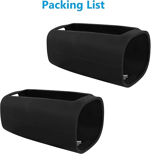 Miniatura 5 de OkeMeeo Funda de silicona para eufyCam 3 funda de silicona para cámara de seguridad S330 adicional negro paquete de 2