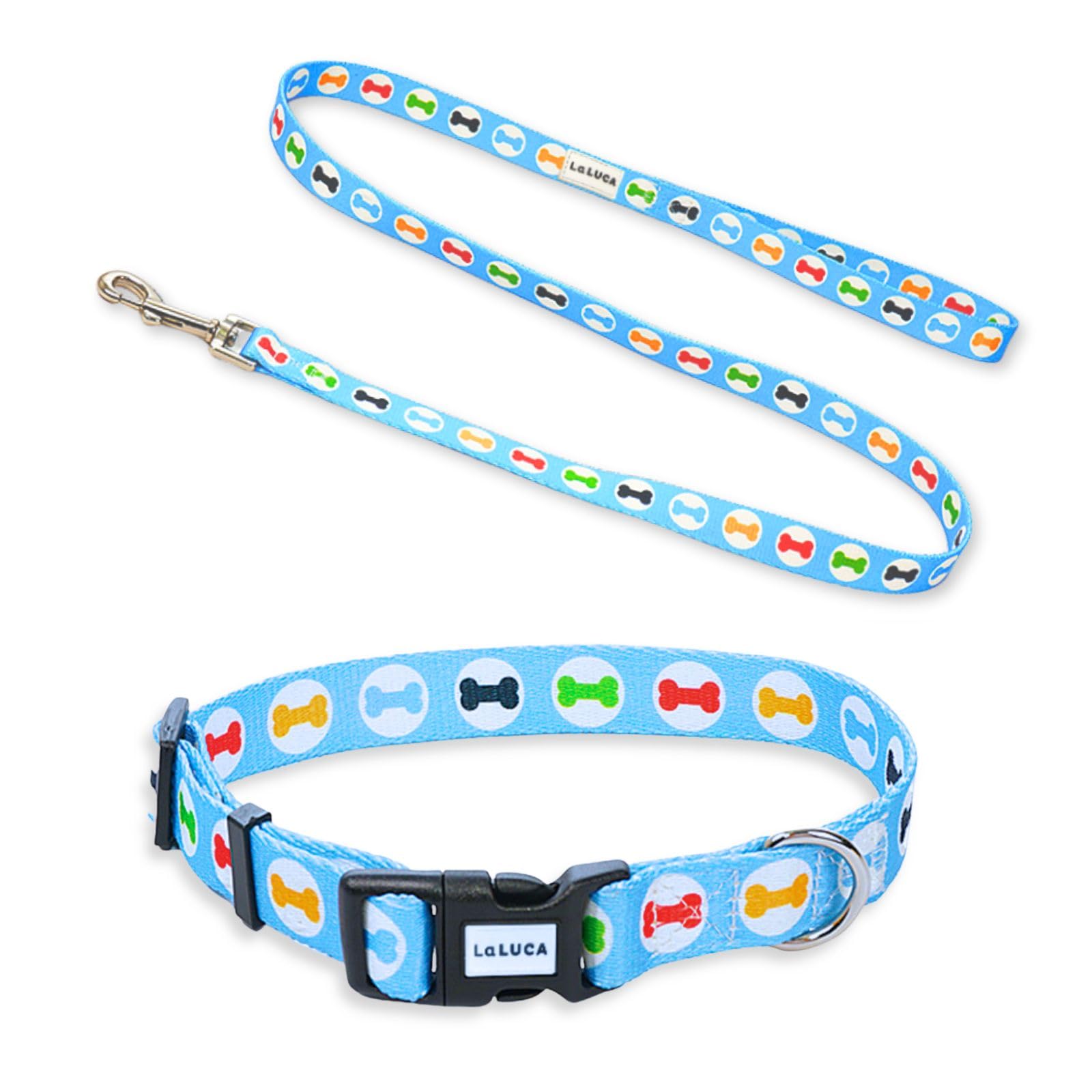 Amazon | [LaLUCA GOODS] 犬 首輪 小型犬 中型犬 大型犬 リード セット