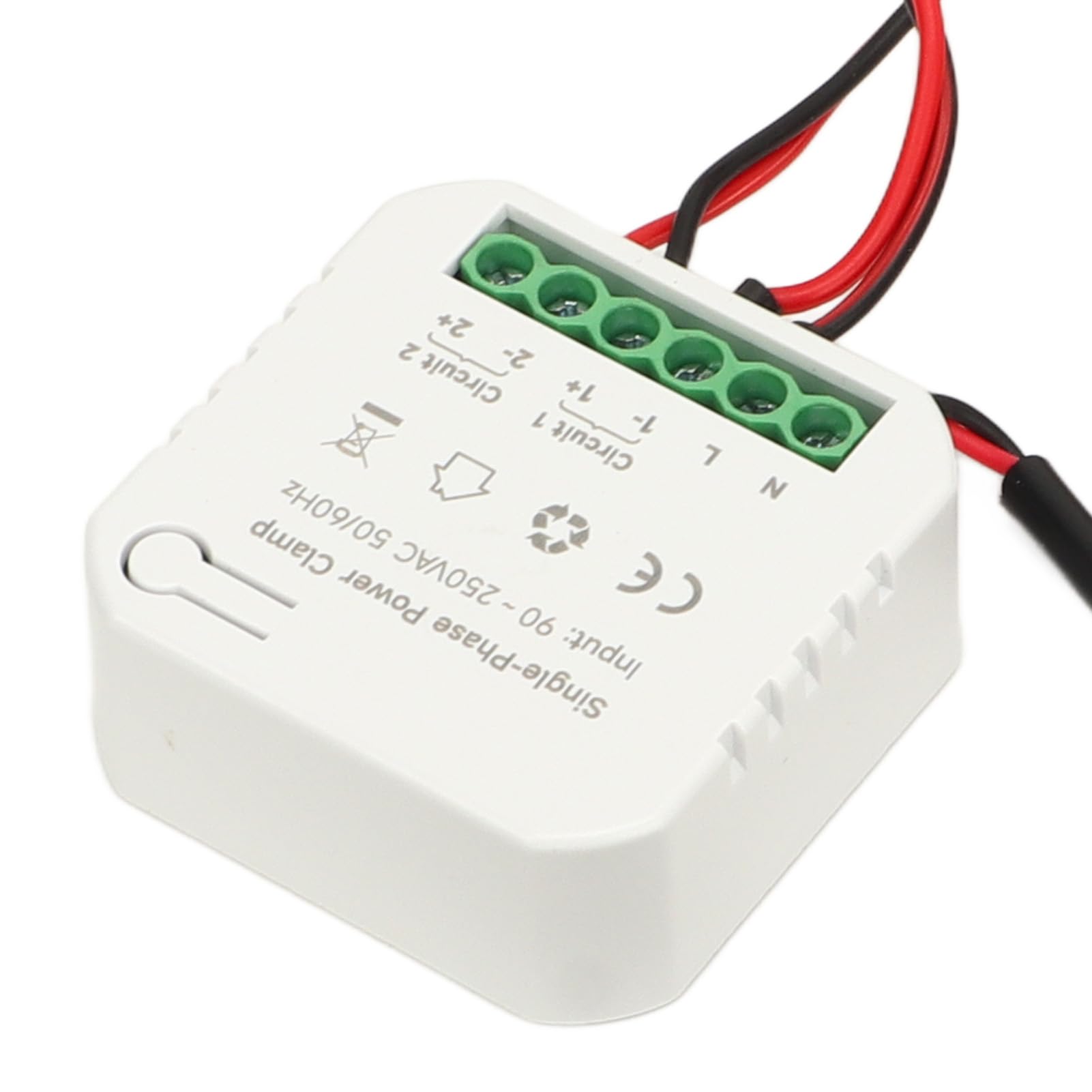 FTVOGUE Inteligentny Licznik Energii z 2 Zaciskami CT 120A do Monitora