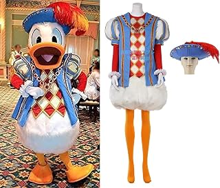 [真银服饰] 【真銀 】 東京ディズニーランドのドナルドダックミッキーのコスプレ衣装（ウィッグ靴別売り）風 お盆 演出服 舞台装 コスチューム 制服 仮装 ハロウィン イベント cosplay 撮影 祭り プレゼント 忘年会