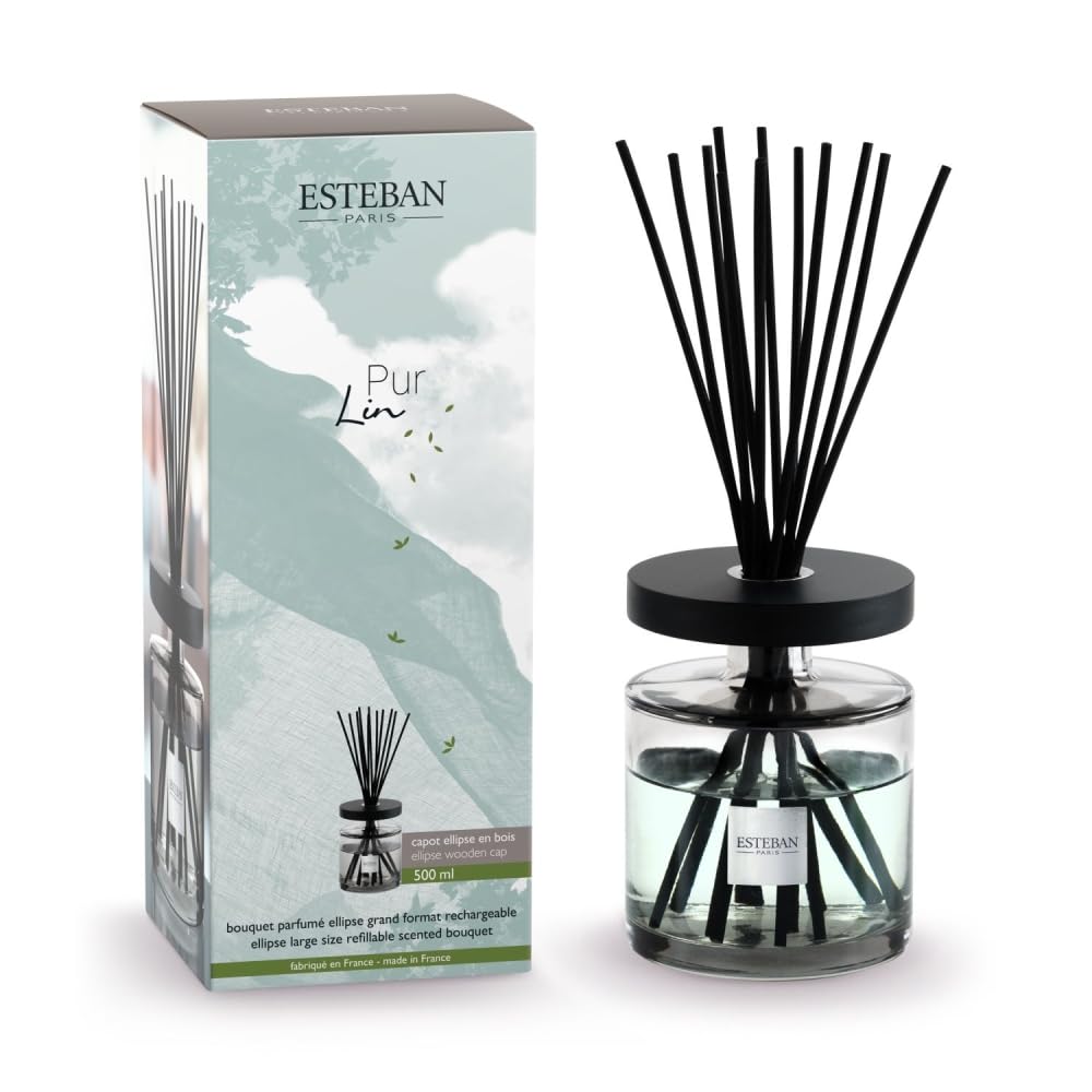 Esteban Paris Ellipse 500 ml Aroma Diffuser Green Bouquet Profumato 15 sq.m. Plastic