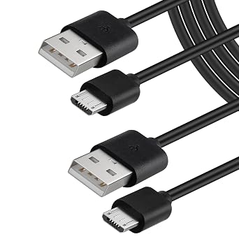 2-Pack Charger Cord for Older Kindle, Paperwhite, Oasis, Fire Tablet, 5 ft
