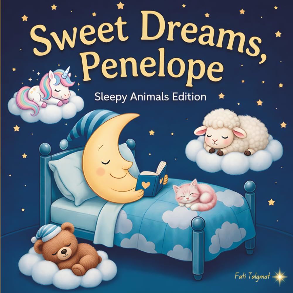 Sweet Dreams Penelope: Personalized Children's Bedtime Story book for Babies & Kids | perfect birthday gift idea for Penelope's | Gentle Rhymes, ... Penelope Drift Into Sweet Dreams Every Night.