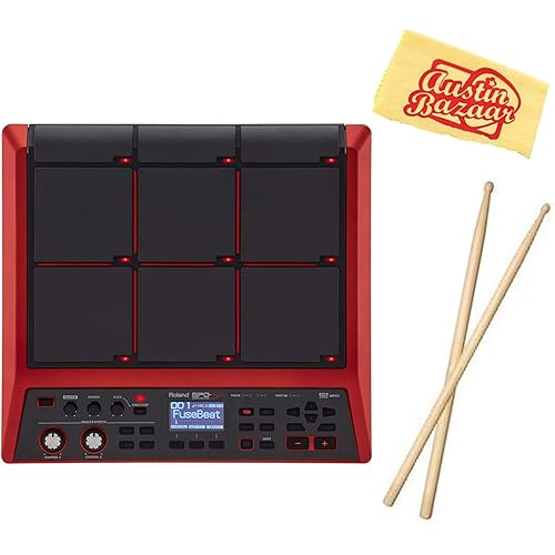 Roland SPD-SX Special Edition Percussion Sampling Pad with 16GB Internal Memory, Red