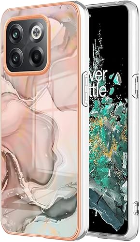 Funda para OnePlus 10T 5G, OnePlus ACE Pro, TPU suave + patrón de mármol IMD diseño delgado mejorado para cámara y protección de pantalla para niñas