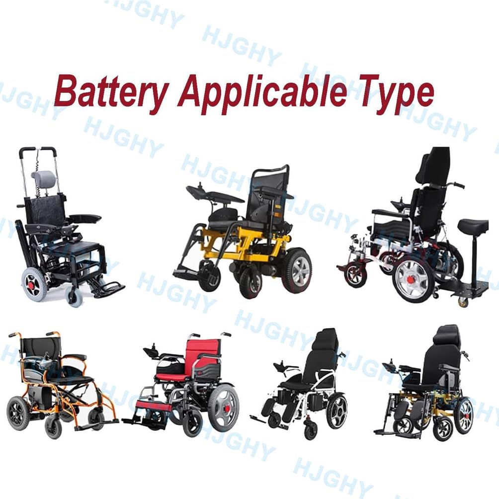 Batería de 24 V 6 Ah 8 Ah 10 Ah 12 Ah 15 Ah para Silla de Ruedas motorizada. Batería de Litio de 24 V para Scooter de Movilidad. Baterías de Repuesto de 24 voltios con Cargador.